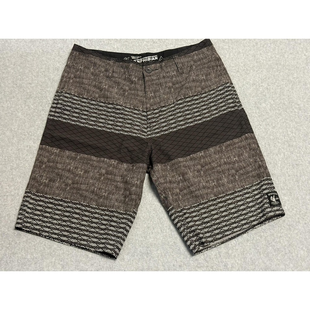 Vans Shorts Mens 30 Gray Vanphibian‎ Hybrid Boardshort Chino Swim Beach